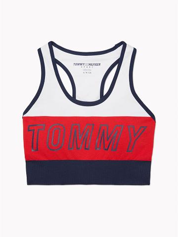 Női Tommy Hilfiger Tommy Flag Sports Melltartók Színes | HU 535BEX